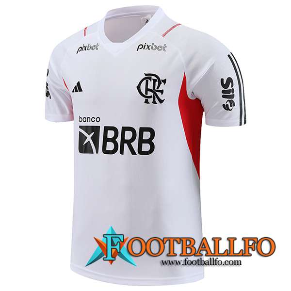 Camiseta Entrenamiento Flamengo Blanco 2023/2024 -03