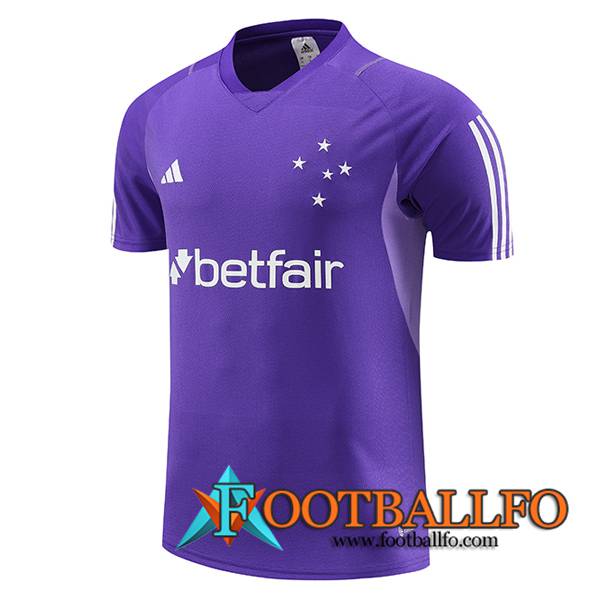 Camiseta Entrenamiento Cruzeiro Violeta 2023/2024
