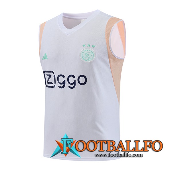 Chalecos De Futbol Ajax Blanco 2023/2024 -02