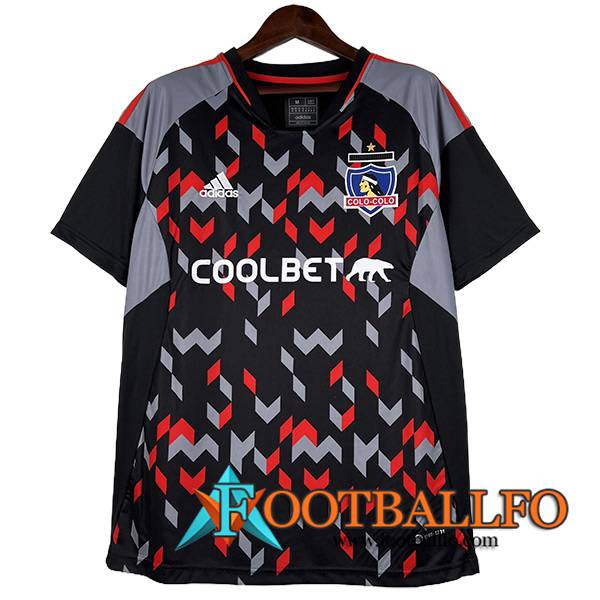 Camiseta Entrenamiento Colo Colo Negro 2023/2024 -02