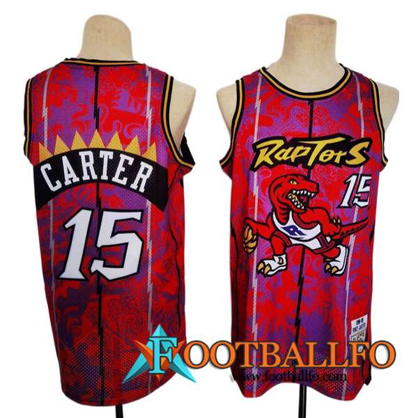 Camisetas Toronto Raptors (CARTER #15) 2023/24 Rosa