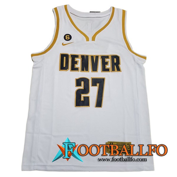 Camisetas Denver Nuggets (MURRAY #27) 2023/24 Blanco -04