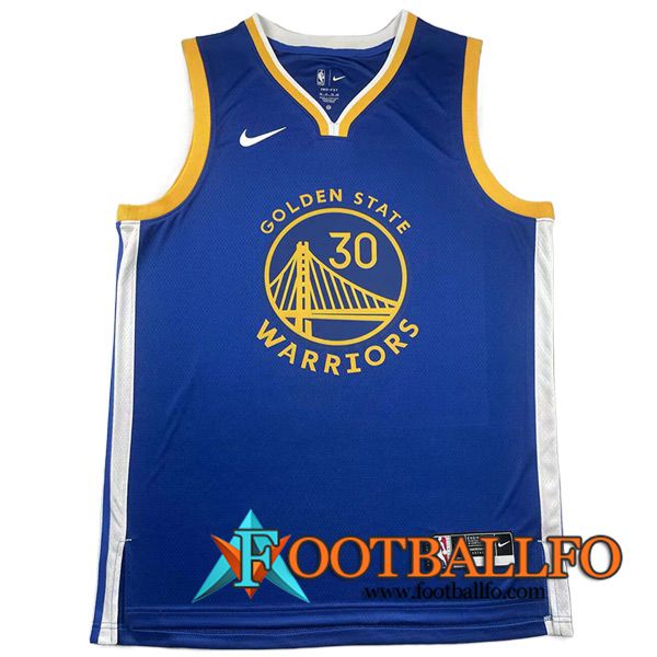 Camisetas Golden State Warriors (CURRY #30) 2023/24 Azul -03
