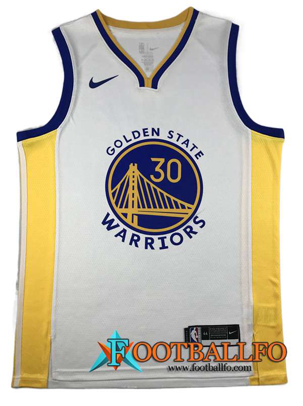 Camisetas Golden State Warriors (CURRY #30) 2023/24 Blanco -02