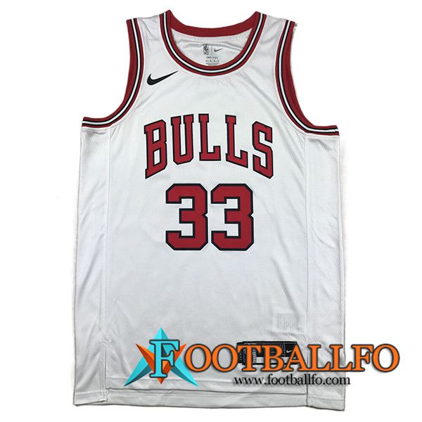 Camisetas Chicago Bulls (PIPPEN #33) 2023/24 Blanco -04