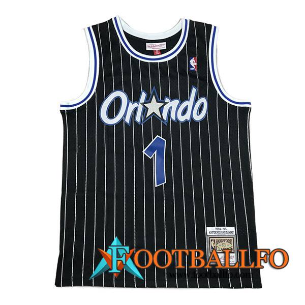 Camisetas Orlando Magic (HARDAWAY #1) 2023/24 Negro