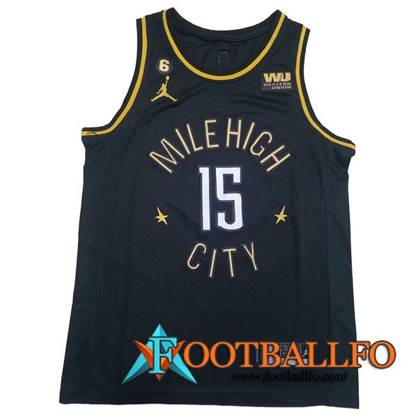 Camisetas Denver Nuggets (JOKIC #15) 2023/24 Negro -05