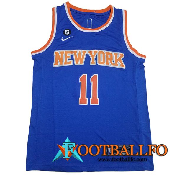 Camisetas New York Knicks (MarrónSON #11) 2023/24 Azul -02