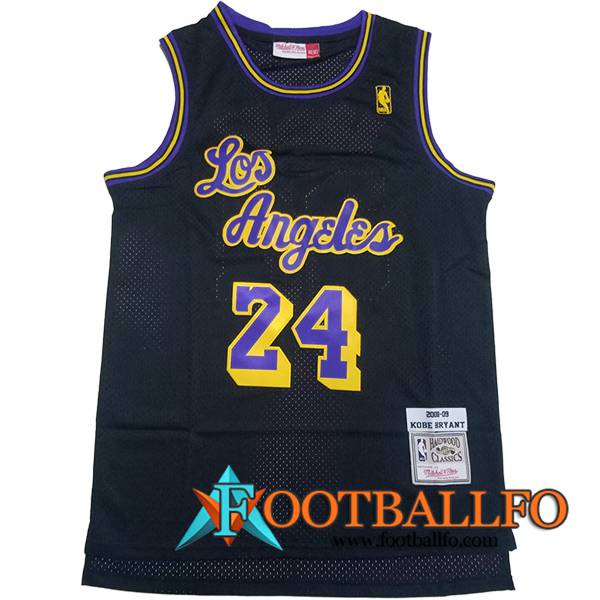 Camisetas Los Angeles Lakers (BRYANT #24) 2023/24 Negro -04