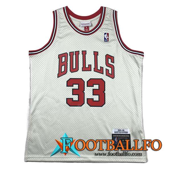 Camisetas Chicago Bulls (PIPPEN #33) 2023/24 Blanco -03