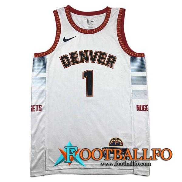 Camisetas Denver Nuggets (PORTER JR. #1) 2023/24 Blanco
