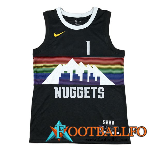 Camisetas Denver Nuggets (PORTER JR. #1) 2023/24 Negro