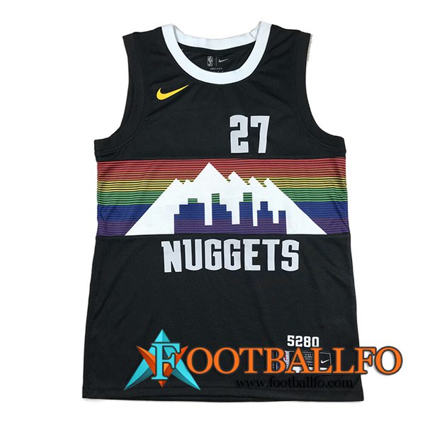 Camisetas Denver Nuggets (MURRAY #27) 2023/24 Negro -04