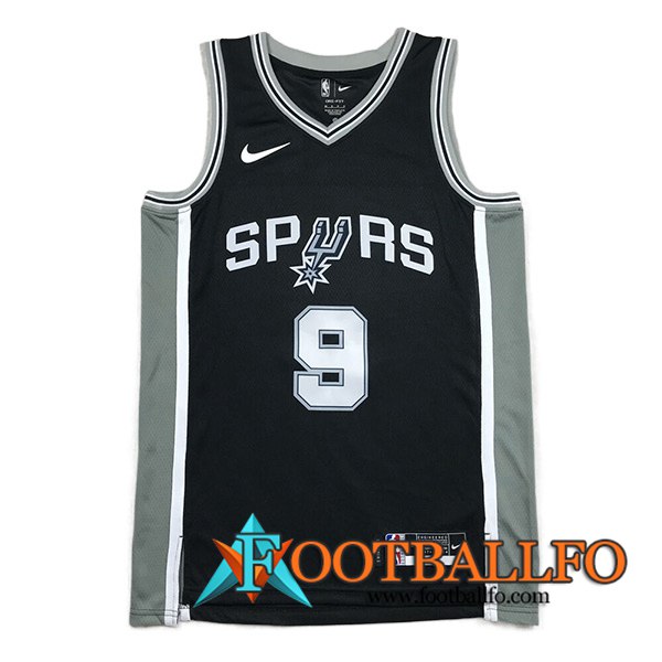 Camisetas San Antonio Spurs (PARKER #9) 2023/24 Negro