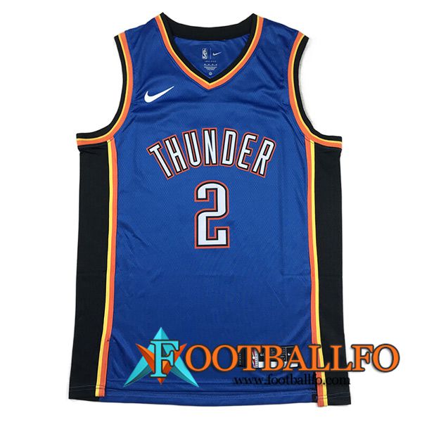 Camisetas Oklahoma City Thunder (GILGEOUS-ALEXANDER #2) 2023/24 Azul