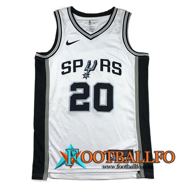 Camisetas San Antonio Spurs (GINOBILI #20) 2023/24 Blanco