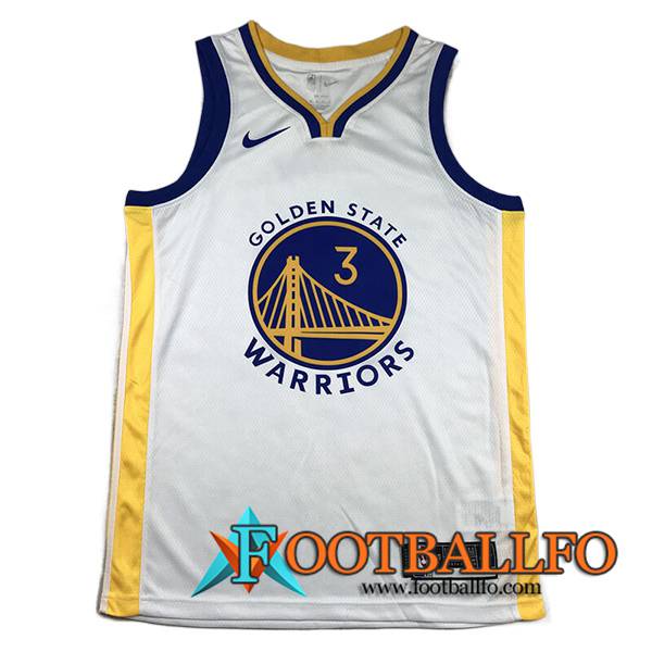 Camisetas Golden State Warriors (PAUL #3) 2023/24 Blanco