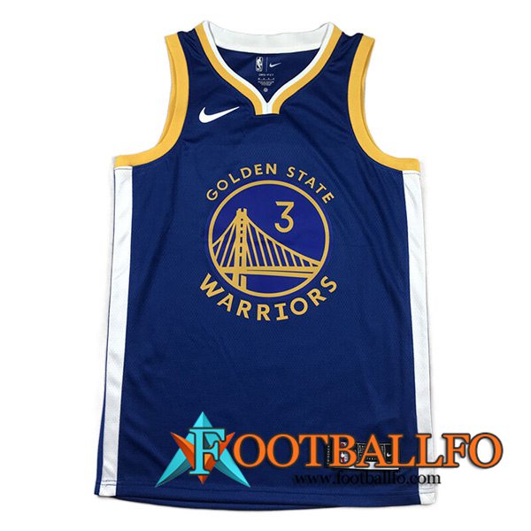 Camisetas Golden State Warriors (PAUL #3) 2023/24 Azul