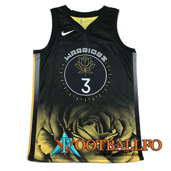 Camisetas Golden State Warriors (PAUL #3) 2023/24 Negro