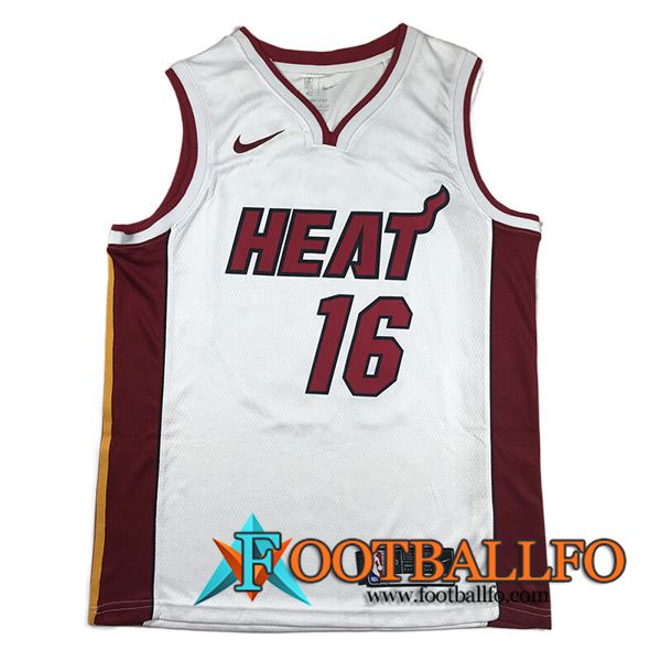 Camisetas Miami Heat (MARTIN #16) 2023/24 Blanco
