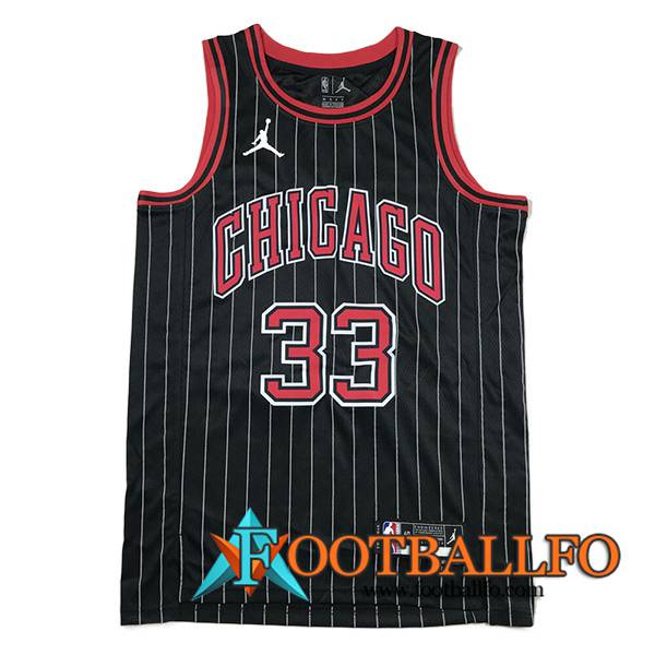 Camisetas Chicago Bulls (PIPPEN #33) 2023/24 Negro -02