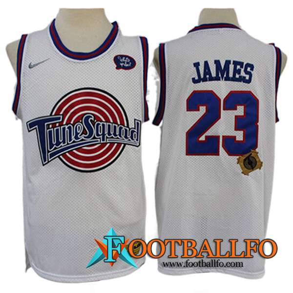 Camisetas Los Angeles Lakers (JAMES #23) 2023/24 Blanco -02