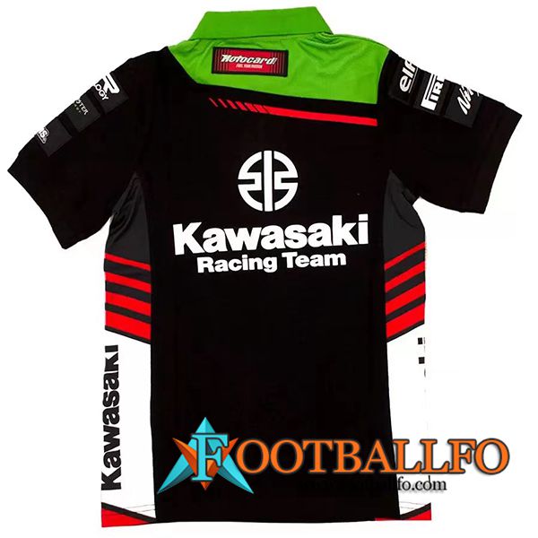 Polo F1 Kawasaki Racing Team Negro 2023