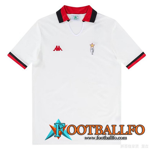 Camisetas De Futbol AC Milan Retro Segunda 1989/1990