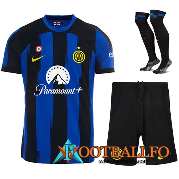 Camisetas Futbol Inter Milan Primera (Cortos + Calcetines) 2023/2024