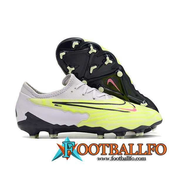 Nike Botas De Fútbol Phantom GX Academy FG Amarillo/Gris