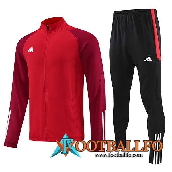 Chandal Equipos De Futbol - Chaqueta Adidas Rojo 2023/2024 -03