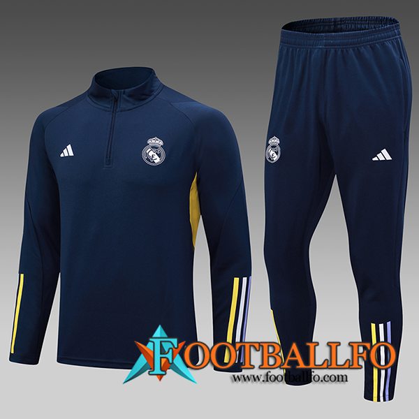 Chandal Equipos De Futbol Real Madrid Ninos Azul marino 2023/2024 -02