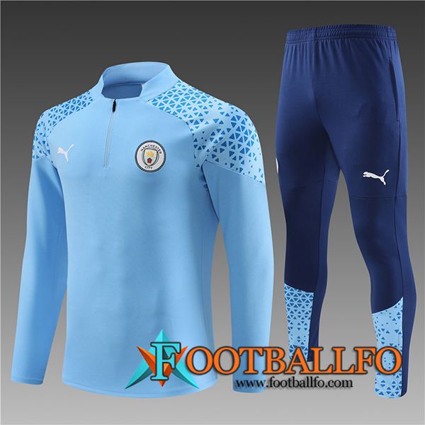 Chandal Equipos De Futbol Manchester City Ninos Azul Claro 2023/2024 -02
