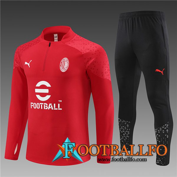 Chandal Equipos De Futbol AC Milan Ninos Rojo 2023/2024 -02