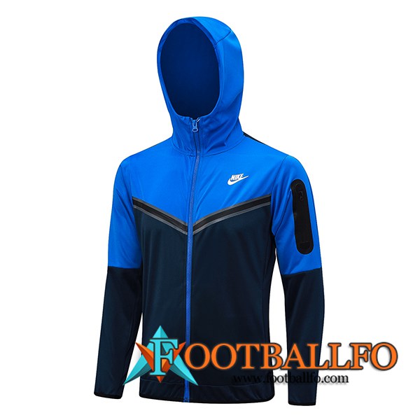 Chaqueta Con Capucha Nike Azul 2023/2024 -03