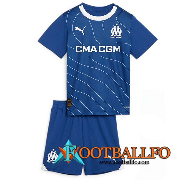 Camisetas De Futbol Marsella Ninos Segunda 2023/2024