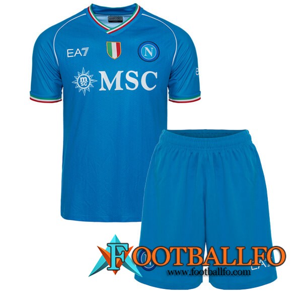 Camisetas De Futbol SSC Napoli Ninos Primera 2023/2024