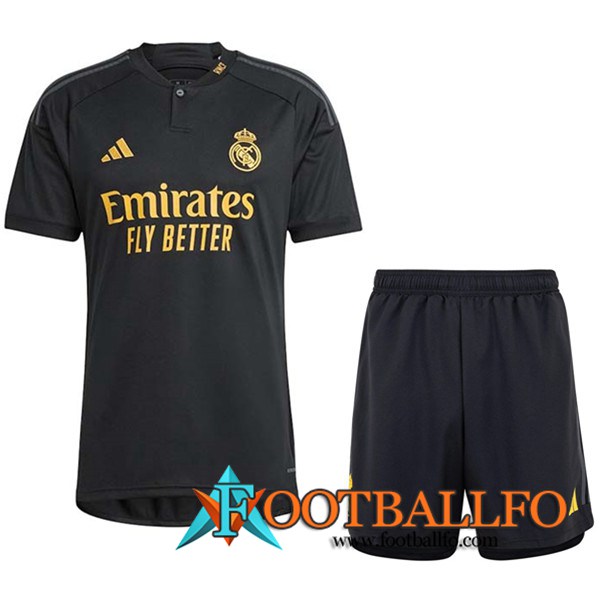 Camisetas Futbol Real Madrid Tercera + Cortos 2023/2024