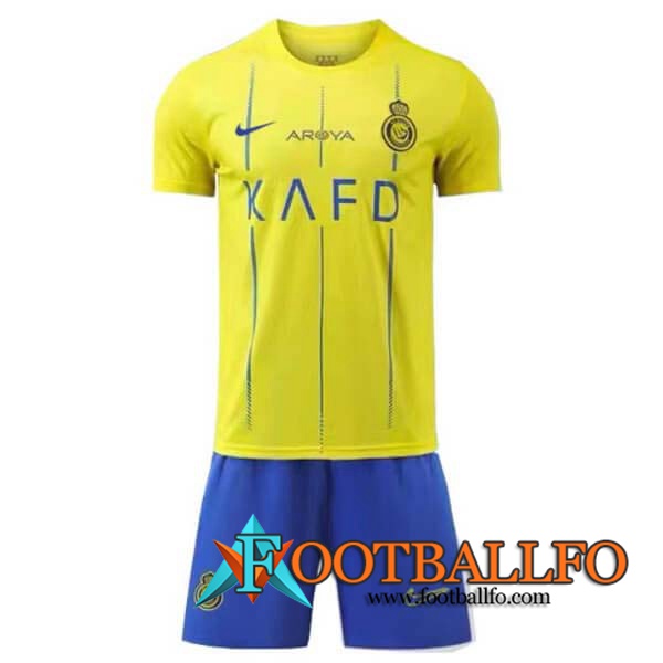 Camisetas De Futbol Al-Nassr Ninos Primera 2023/2024