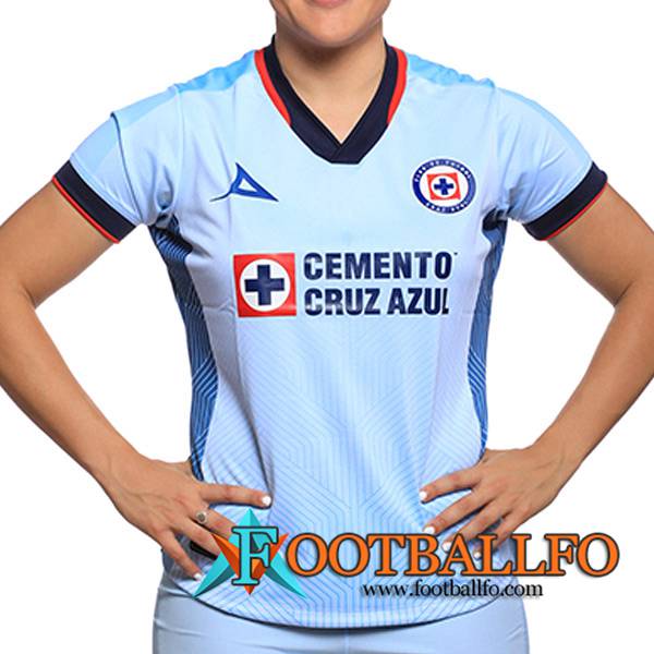 Camisetas De Futbol Cruz Azul Mujer Segunda 2023/2024