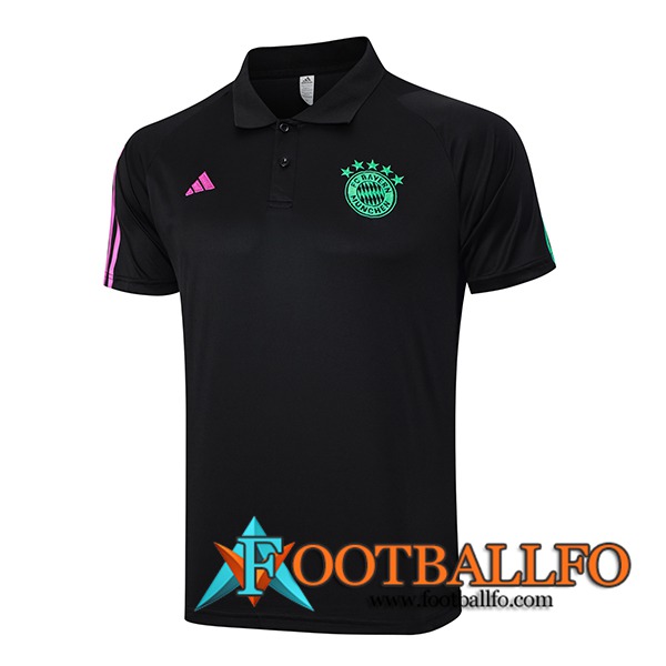 Camiseta Polo Bayern Munich Negro 2023/2024