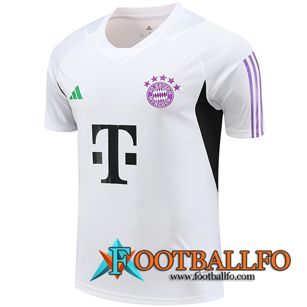 Camiseta Entrenamiento Bayern Munich Blanco 2023/2024