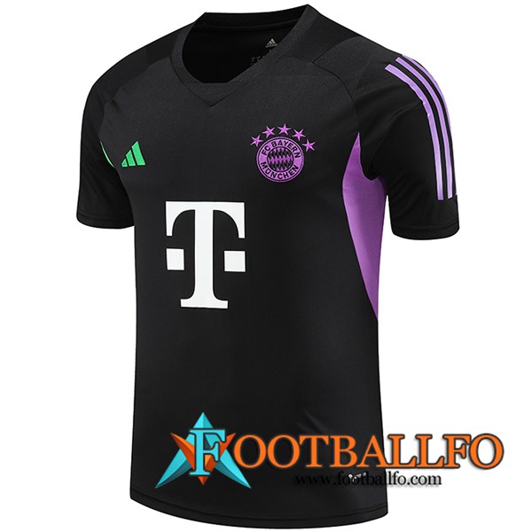 Camiseta Entrenamiento Bayern Munich Negro 2023/2024 -03