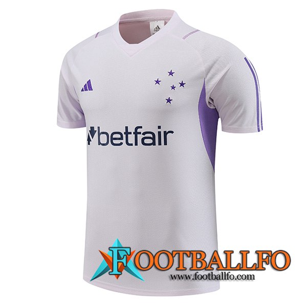 Camiseta Entrenamiento Cruzeiro Blanco 2023/2024 -02