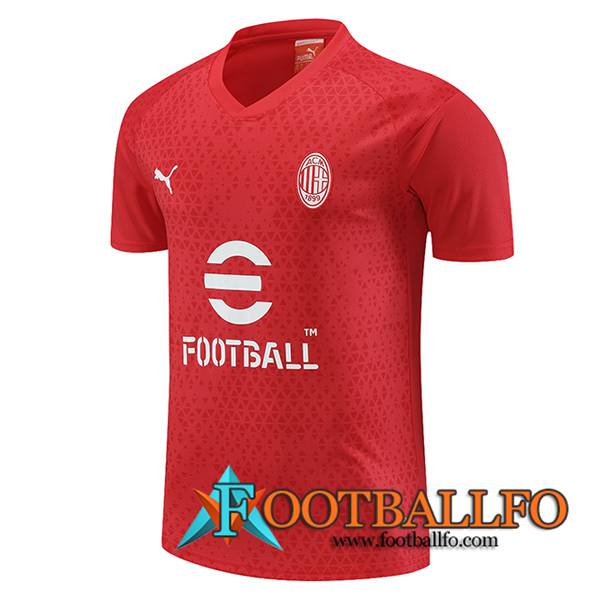 Camiseta Entrenamiento AC Milan Rojo 2023/2024