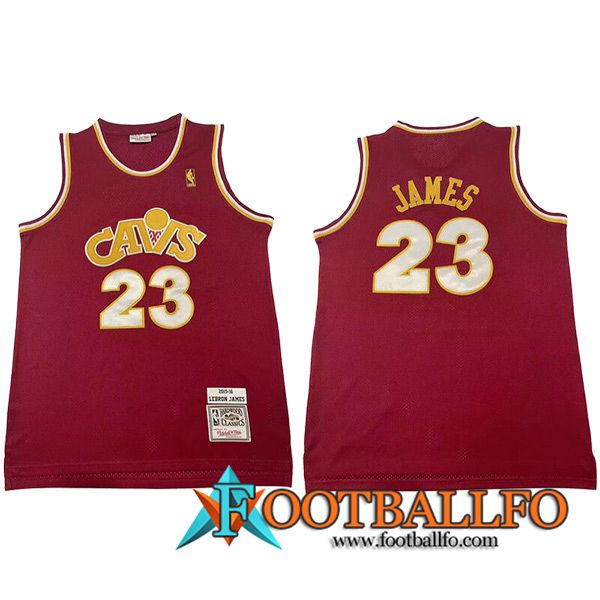 Camisetas Cleveland Cavaliers (JAMES #23) 2023/24 Rojo -02