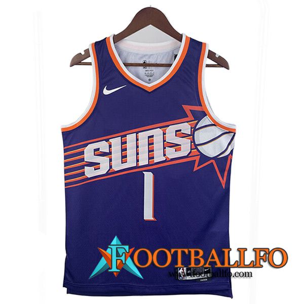 Camisetas Phoenix Suns (BOOKER #1) 2023/24 Violeta
