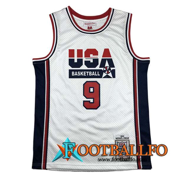 Camisetas USA (JOPDAN #9) 2023/24 Blanco