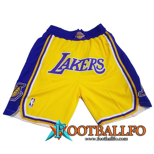 Cortos NBA Los Angeles Lakers 2023/24 Azul/Amarillo