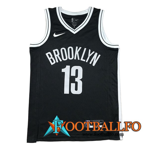 Camisetas Brooklyn Nets (HARDEN #13) 2023/24 Negro